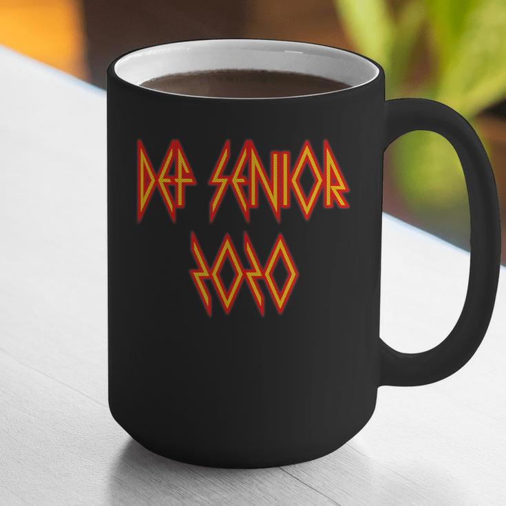 Class Of 2020 Senior 80s And 90s Rock Style Graduation Graphic Print Coffee Mug