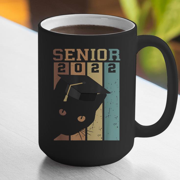 Class Of 2022 Graduation Cat Seniors Grad Graphic Print Coffee Mug