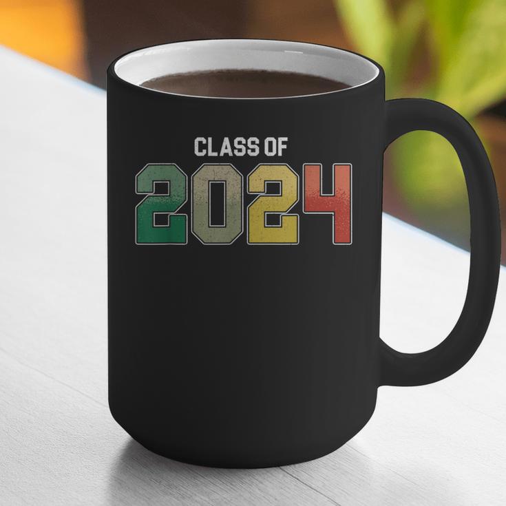 Class Of 2024 College High School Graduation Graphic Print Coffee Mug
