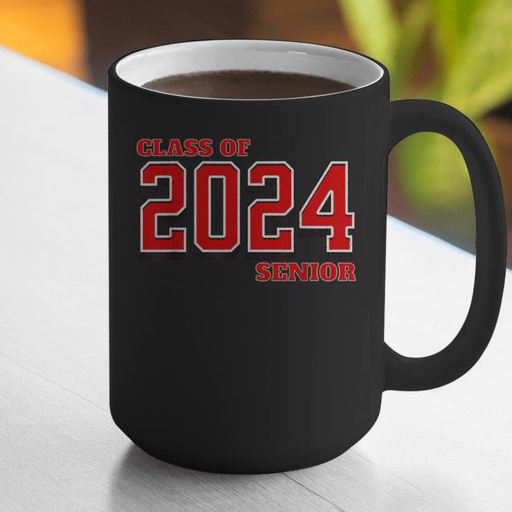 Class Of 2024 Senior Back To School Vintage Graduation Tee Graphic Print Coffee Mug