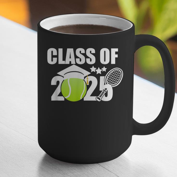 Class Of 2025 Graduation Senior Tennis Player Graphic Print Coffee Mug