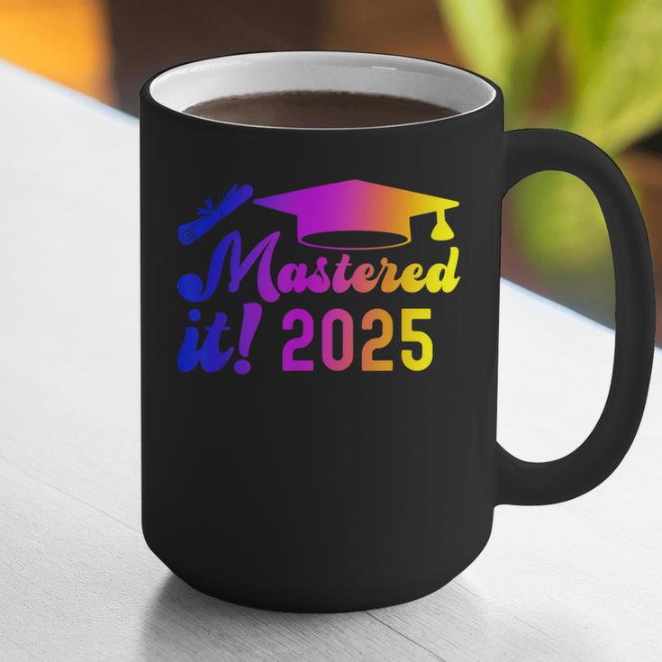 Class Of 2025 Mastered It College Masters Degree Graduation Graphic Print Coffee Mug