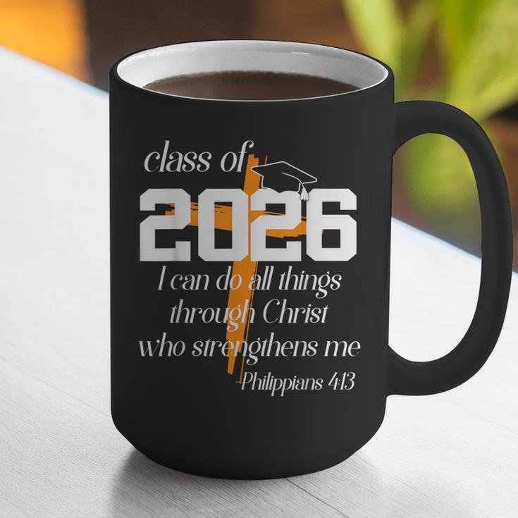 Class Of 2026 Christian Graduation Senior Graduate Graphic Print Coffee Mug