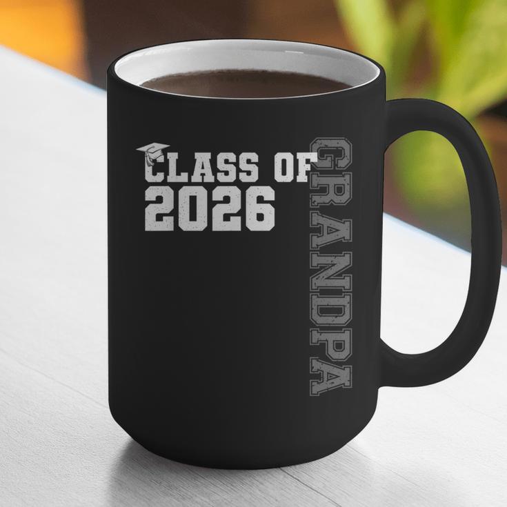 Class Of 2026 Proud Grandpa Of A 2026 Graduate Graduation Graphic Print Coffee Mug