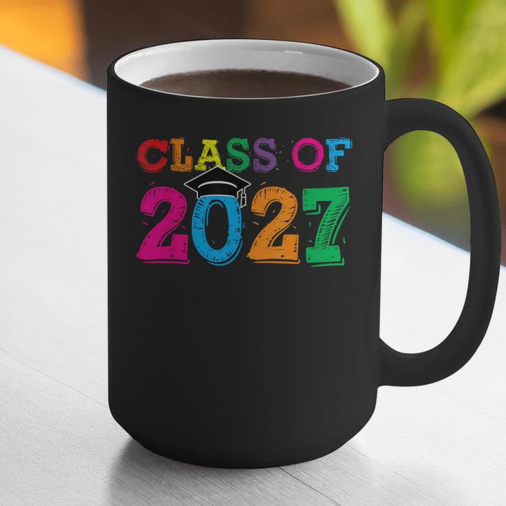 Class Of 2027 Shirt For Boys And Girls Fun 2027 Graduation Graphic Print Coffee Mug