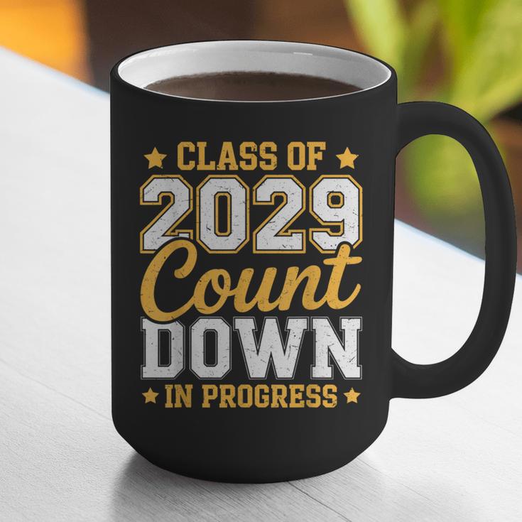 Class Of 2029 Count Down Fun First Day 8th Grade Graduation Graphic Print Coffee Mug