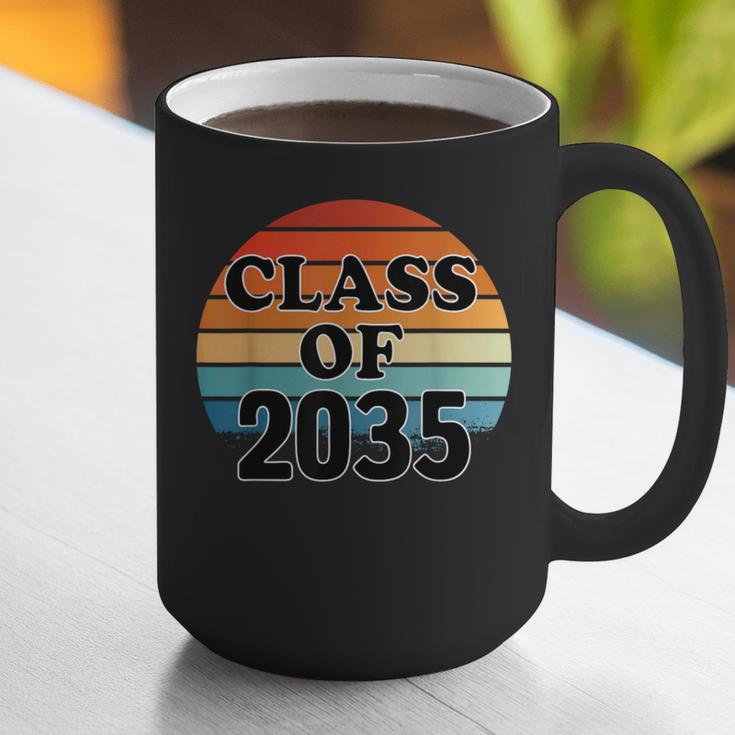 Class Of 2035 Senior Graduate Retro Graduation Graphic Print Coffee Mug