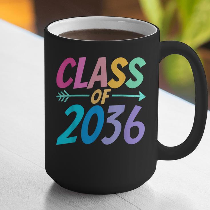 Class Of 2036 First Day Kindergarten Grow With Me Graduation Graphic Print Coffee Mug