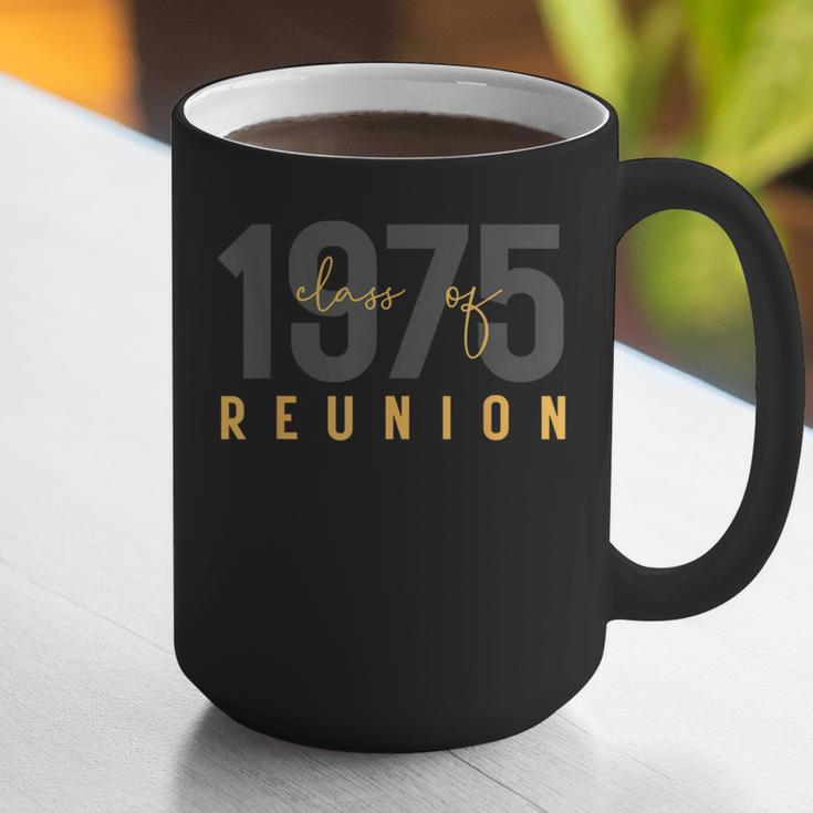 Classic Retro Vintage Class Of 1975 Reunion 50th Graduation Graphic Print Coffee Mug