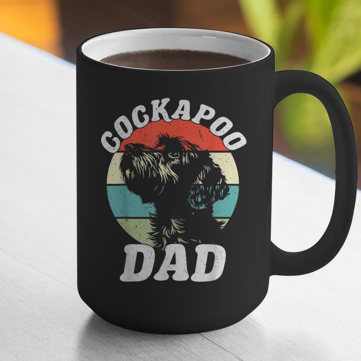Cockapoo Dad Dog Father's Day Vintage Pet Men Women Kids Graphic Print Coffee Mug