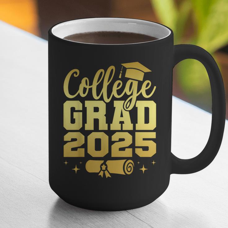 College Grad Class Of 2025 Senior Graduate Graduation Graphic Print Coffee Mug