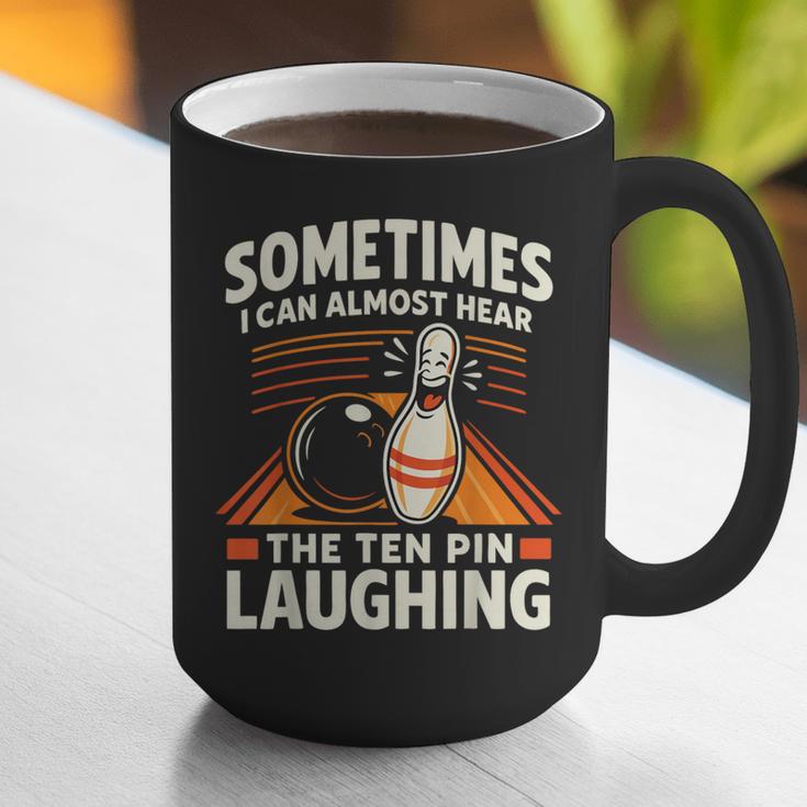 Cool Bowling Men Dad Bowler Fun Crazy Best Bowling Graphic Print Coffee Mug
