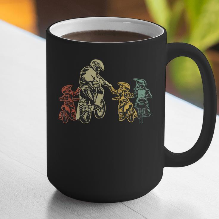 Cool Motocross Dirt Bike Biker Dad & Sons Father's Day Graphic Print Coffee Mug