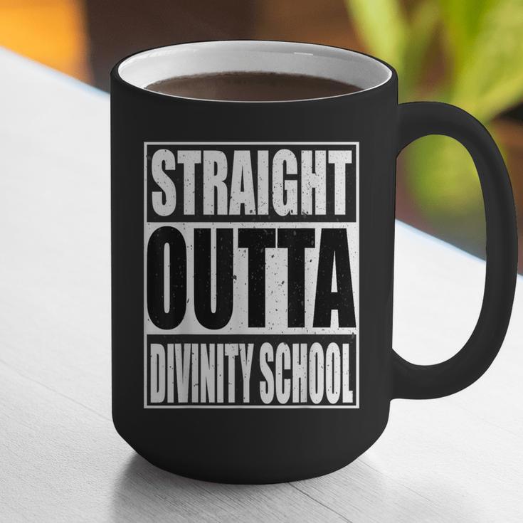 Cool Straight Outta Divinity School Graduation Shirt Graphic Print Coffee Mug