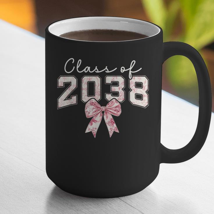 Coquette Bow Preppy Class Of 2038 Girly Girl 2038 Graduation Graphic Print Coffee Mug