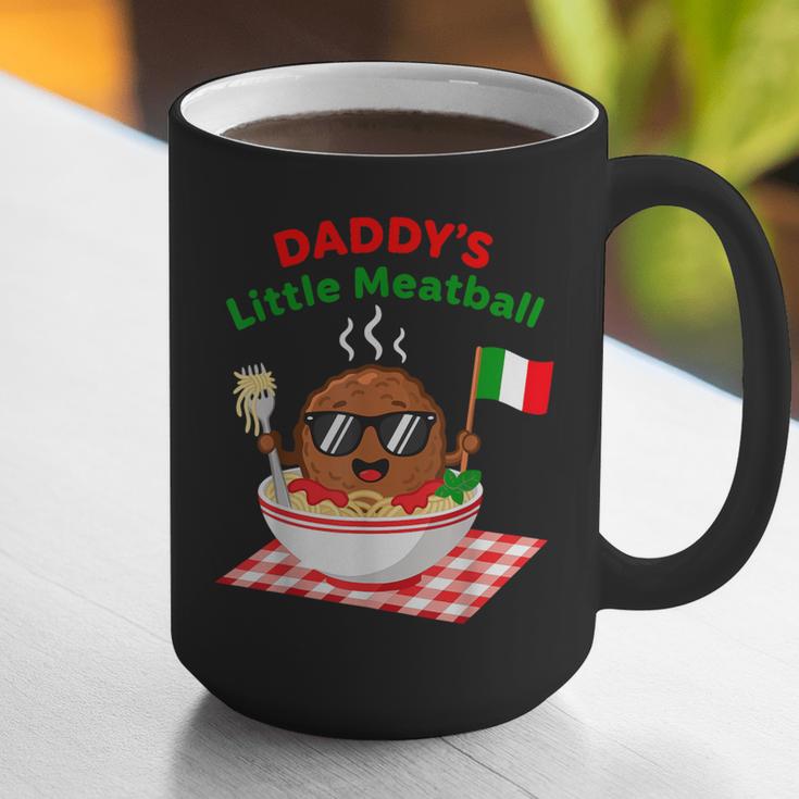 Couple Daddy's Little Meatball Italian Men Graphic Print Coffee Mug