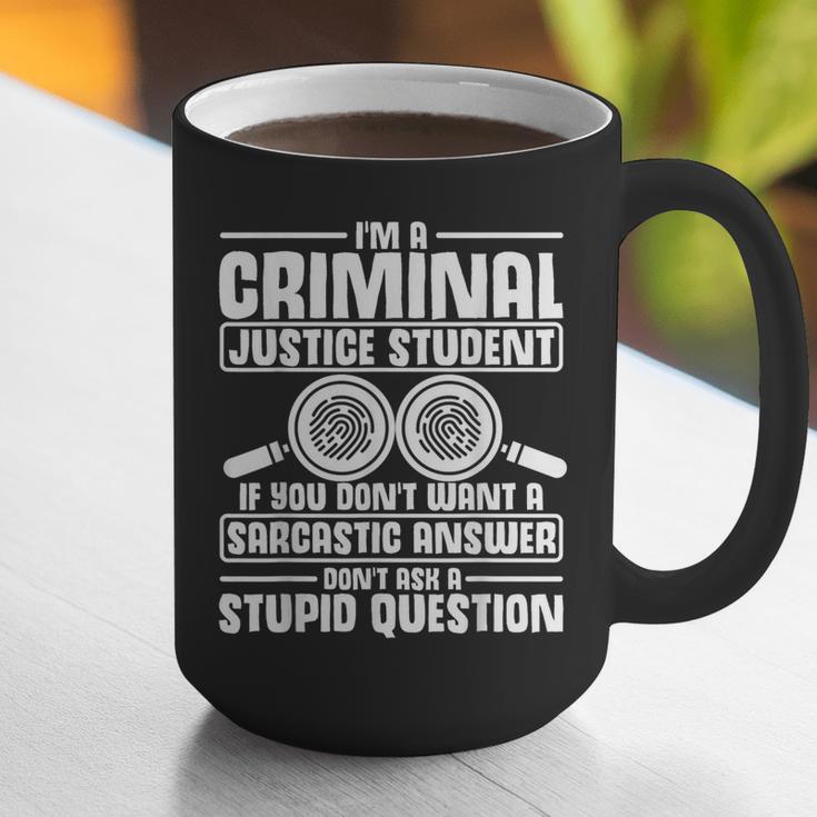 Criminal Justice Degree Graduation Criminal Justice Student Graphic Print Coffee Mug
