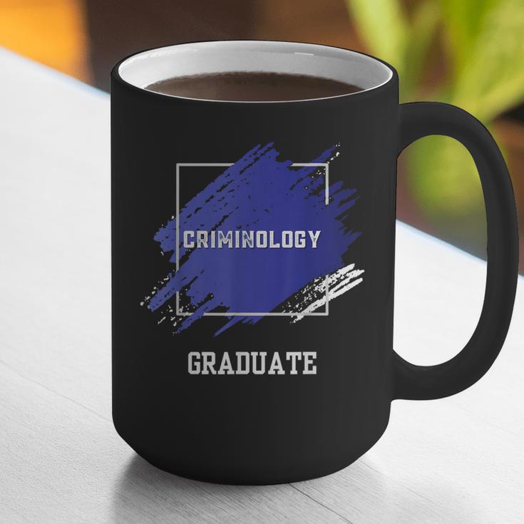 Criminology Graduation Graduated Degree University Student Graphic Print Coffee Mug