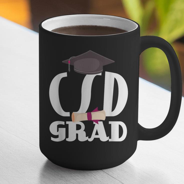 CSD Masters Graduation Men Women Son Daughter Graphic Print Coffee Mug