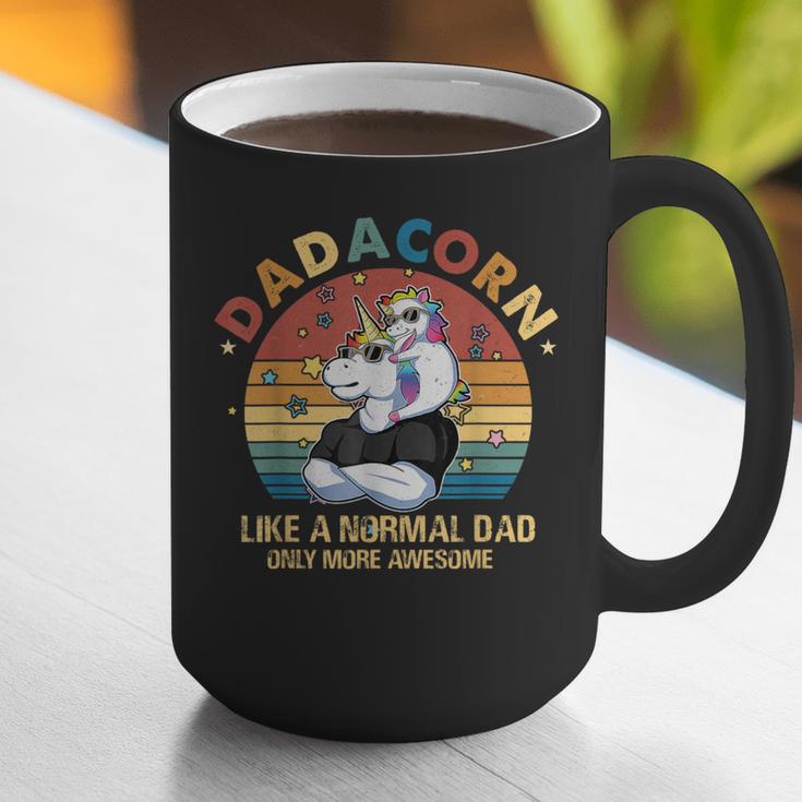 Cute Dadacorn Like A Normal Dad Only More Awesome Daddy Graphic Print Coffee Mug