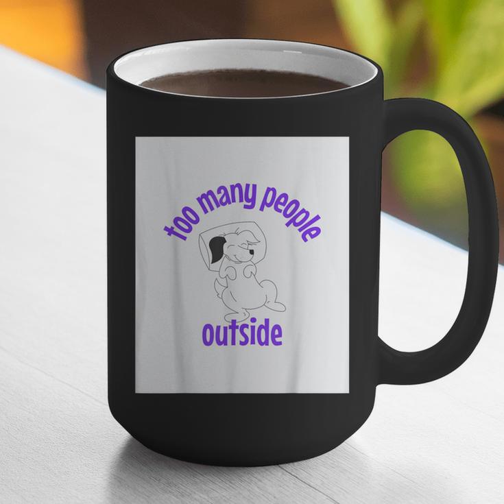 Cute Puppy With a Quote For Introverts Graphic Print Coffee Mug Cute Puppy With a Quote For Introverts Graphic Print Coffee Mug