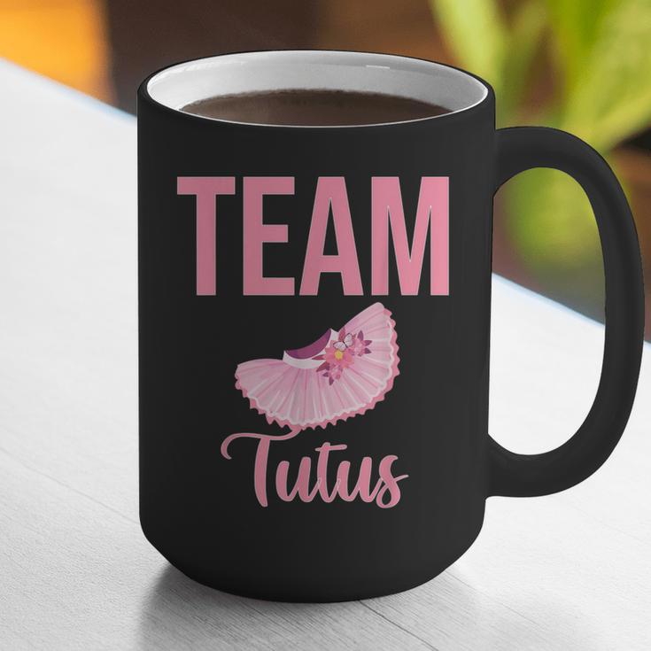 Cute Team Tutus Gender Reveal For Mom And Dad Graphic Print Coffee Mug