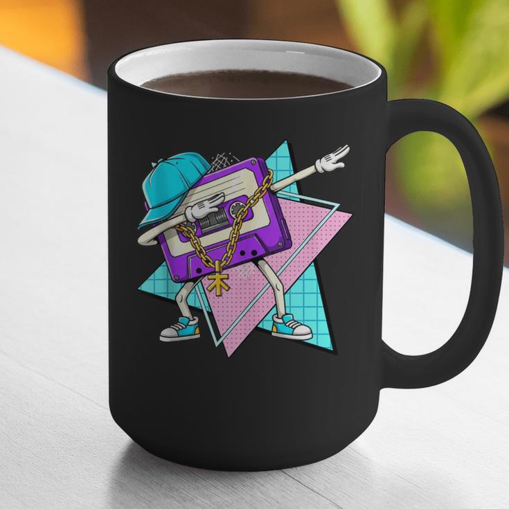 Dabbing Cassette Tape 70s 80s 80s Outfit Nostalgia Graphic Print Coffee Mug