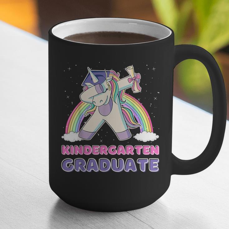 Dabbing Unicorn Kindergarten Graduation Dab Dance Girl Graphic Print Coffee Mug