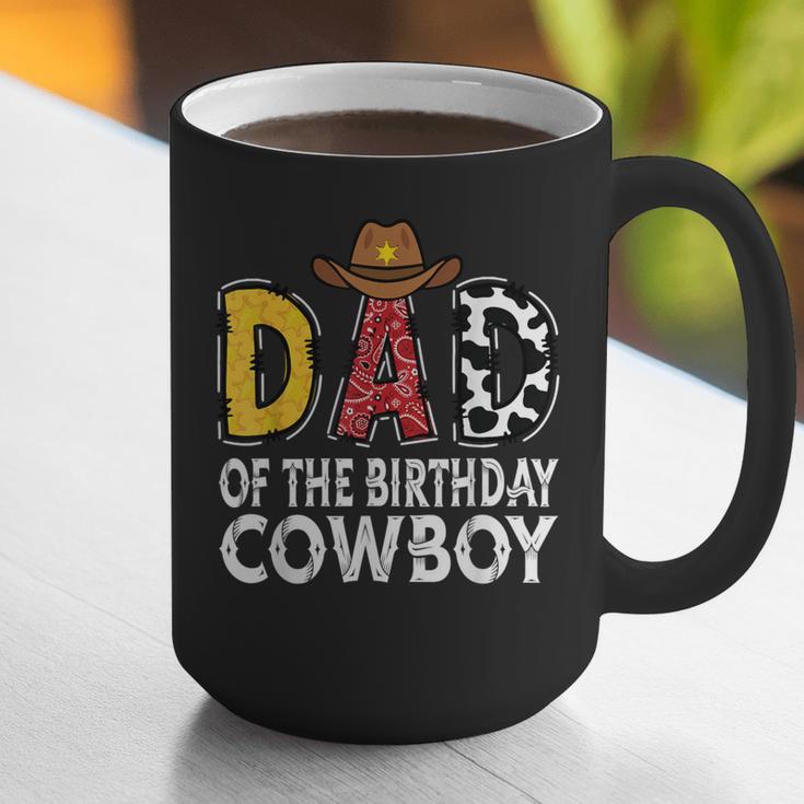 Dad 1st Birthday Cowboy Western Dad Birthday Boy Graphic Print Coffee Mug