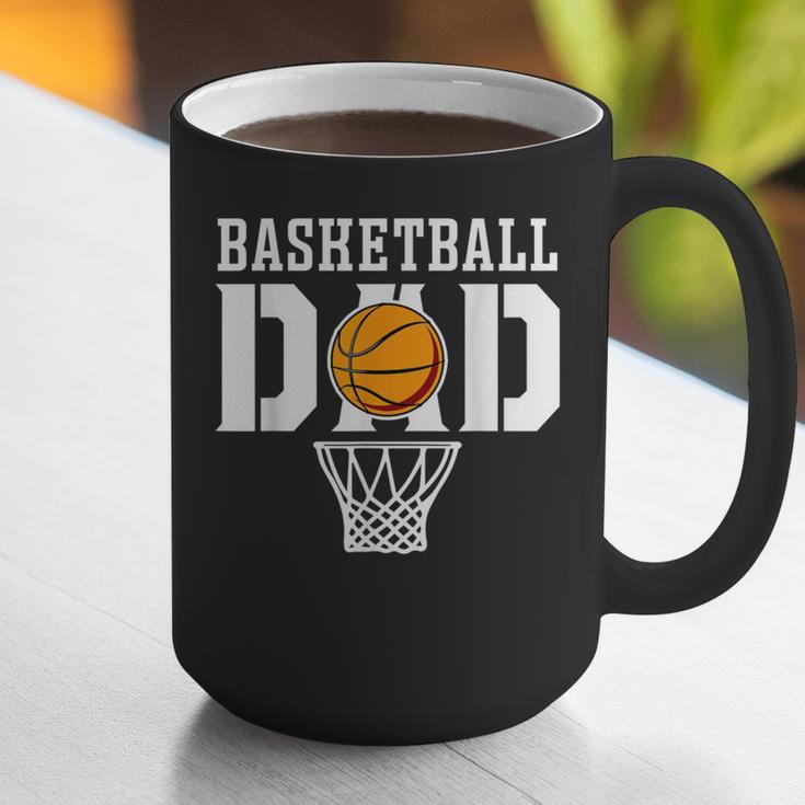 Dad Basketball Apparel Basketball Dad Graphic Print Coffee Mug