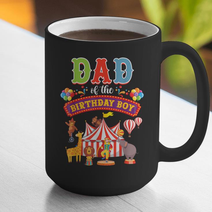 Dad Of The Birthday Boy Carnival Circus 1st Birthday Party Graphic Print Coffee Mug