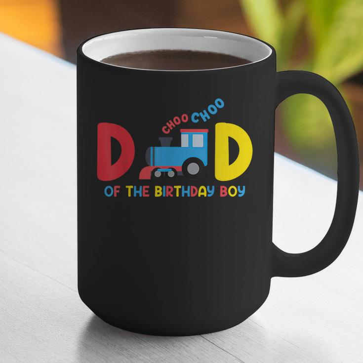 Dad Of The Birthday Boy Choo Choo Train Family Matching Graphic Print Coffee Mug