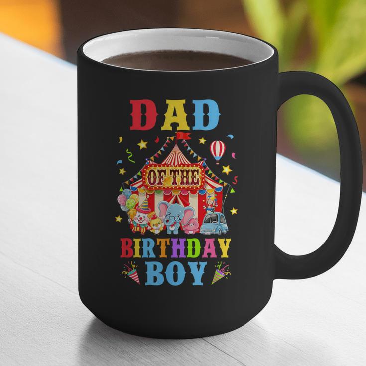 Dad Of The Birthday For Boy Circus Carnival Theme Party Graphic Print Coffee Mug