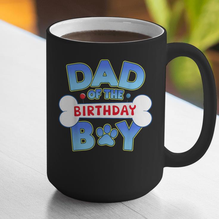 Dad Of The Birthday Boy Matching Dog Family Birthday Party Graphic Print Coffee Mug