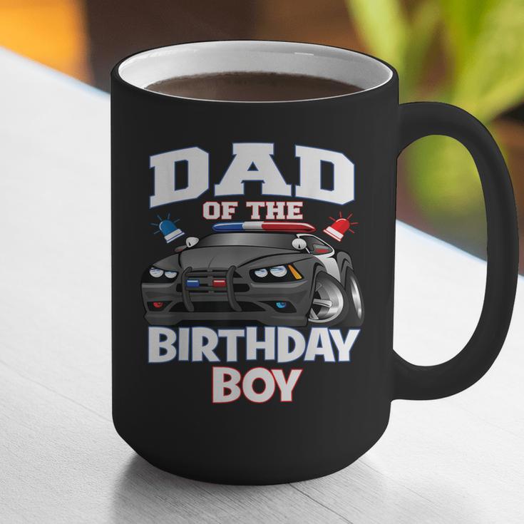Dad Of The Birthday Boy Policeman Officer Party Graphic Print Coffee Mug