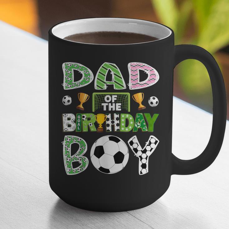 Dad Of The Birthday Boy Soccer Player Game Day Graphic Print Coffee Mug
