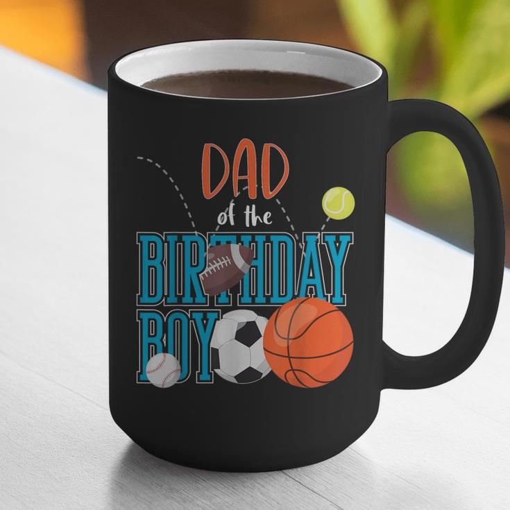 Dad Of The Birthday Boy Sports Matching Family Graphic Print Coffee Mug