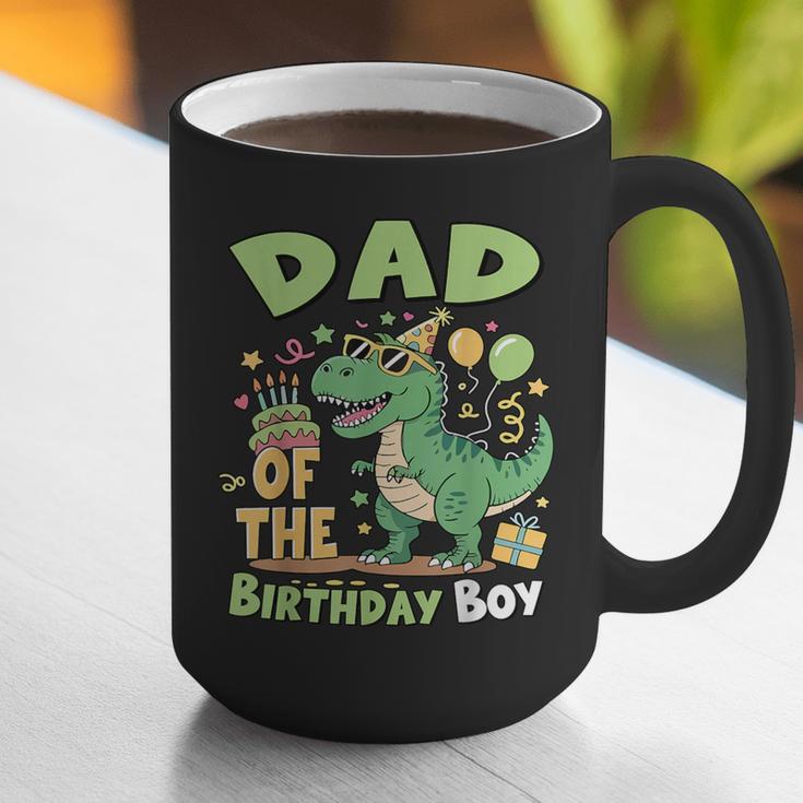 Dad Of The Birthday BoyRex Dinosaur Family Party Graphic Print Coffee Mug