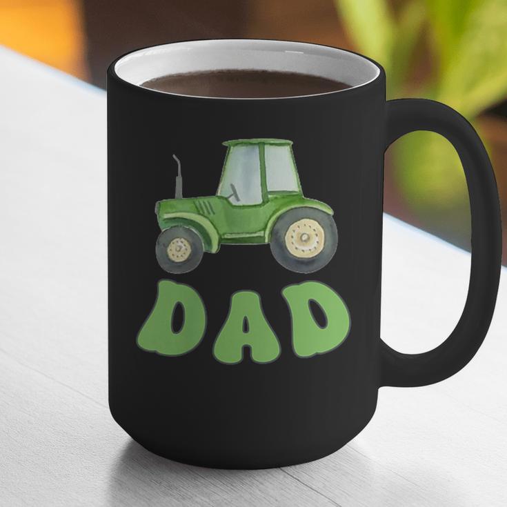 Dad Of The Birthday Boy Tractor Farm Trucks Family Party Graphic Print Coffee Mug