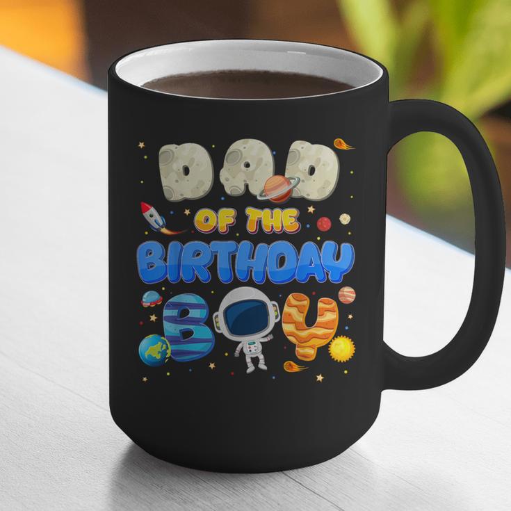 Dad Of The Birthday Boy Two The Moon Space Family Matching Graphic Print Coffee Mug