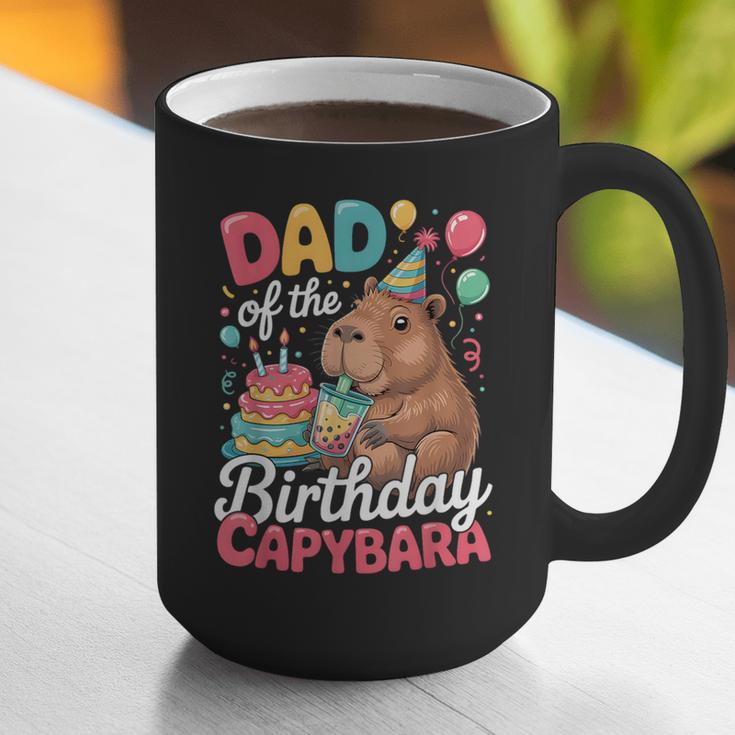 Dad Of The Birthday Capybara Boba Tea Girl Bday Party Family Graphic Print Coffee Mug Dad Of The Birthday Capybara Boba Tea Girl Bday Party Family Graphic Print Coffee Mug