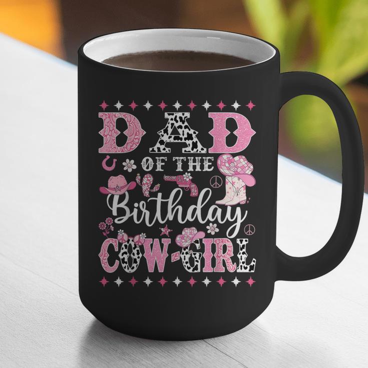 Dad Of The Birthday CowGirl Rodeo CowGirl Birthday Graphic Print Coffee Mug