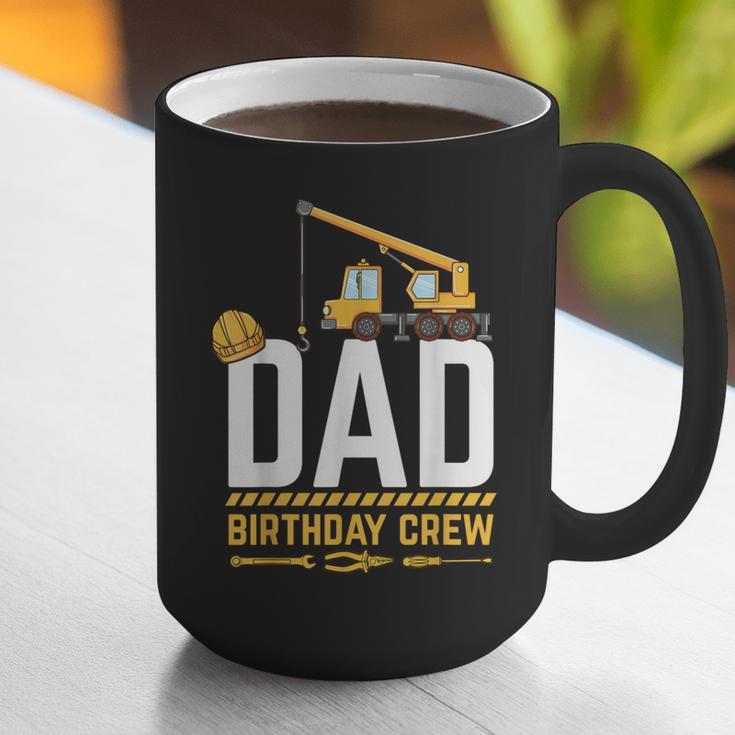 Dad Birthday Crew Construction Graphic Print Coffee Mug