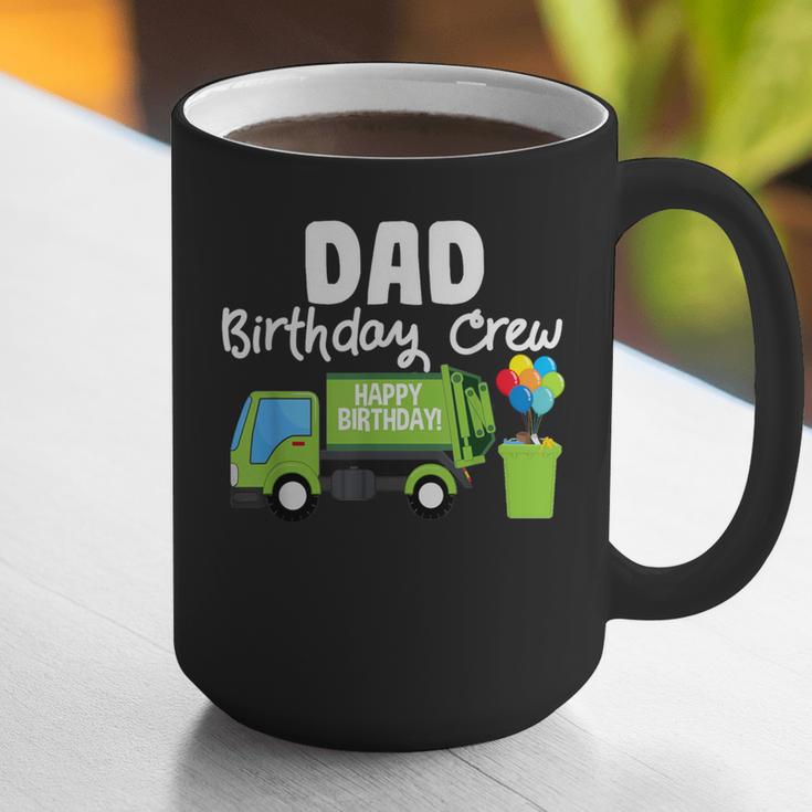 Dad Birthday Crew Garbage Truck Birthday Party T-Shirt Graphic Print Coffee Mug