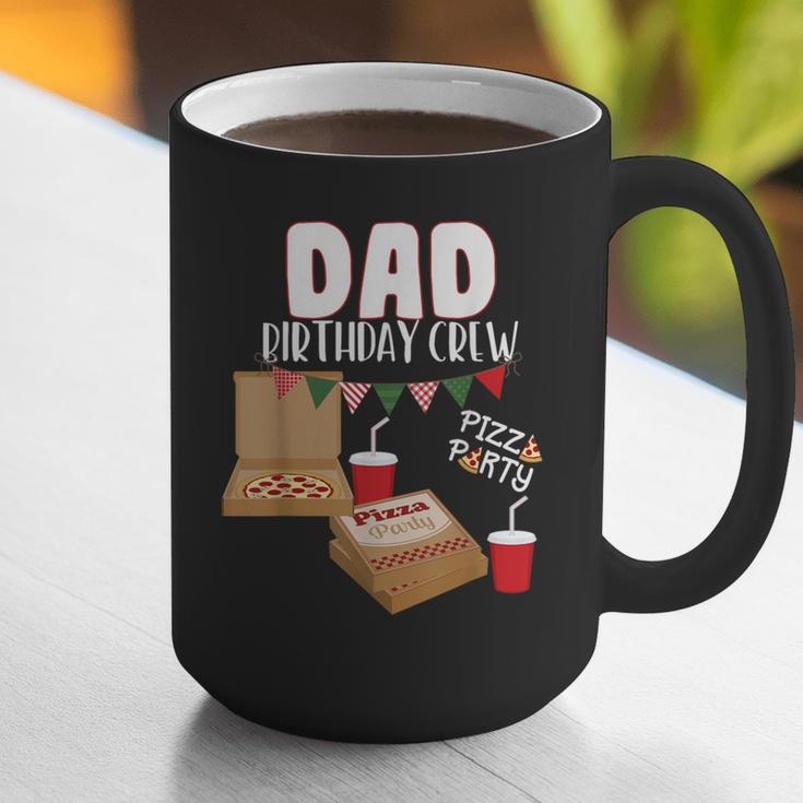 Dad Birthday Crew Pizza Theme Birthday Pizza Lover Party Graphic Print Coffee Mug