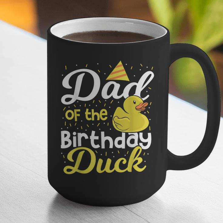 Dad Of The Birthday Duck Boy Rubber Duck Birthday Girl Graphic Print Coffee Mug