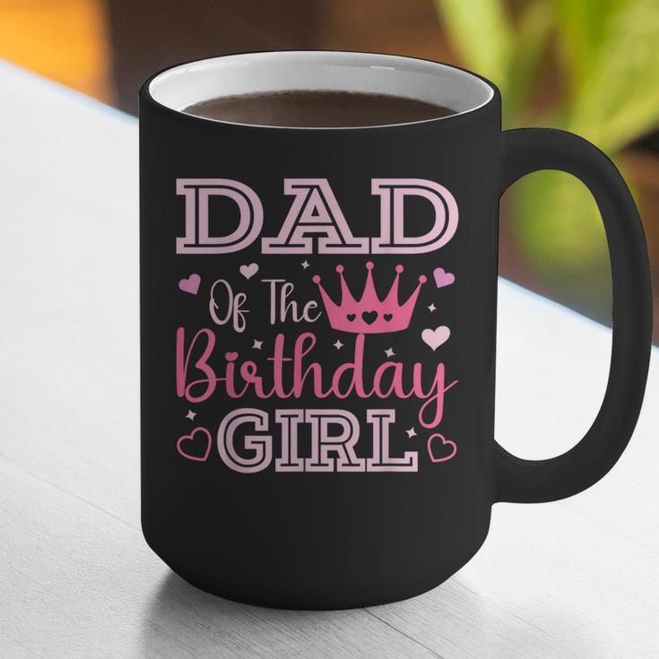 Dad Of The Birthday Girl Cute Pink Matching Family Party Graphic Print Coffee Mug