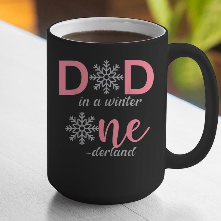 Dad Of The Birthday For Girl Winter Onederland 1st Birthday Graphic Print Coffee Mug
