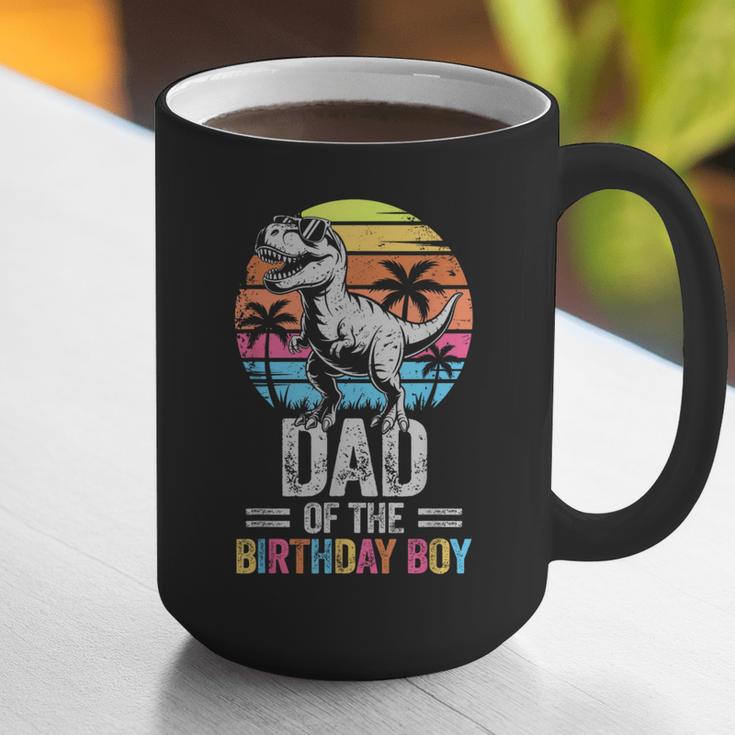 Dad Of The Birthday Party Outfit Dinosaur Daddy Graphic Print Coffee Mug