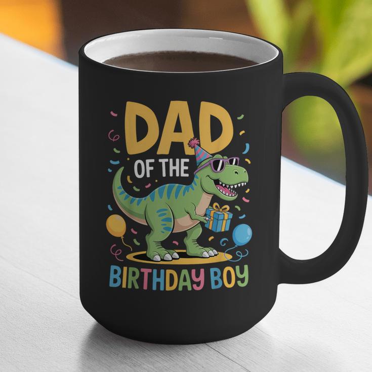 Dad Of The Birthday Party Outfit Dinosaur Squad Daddy Graphic Print Coffee Mug
